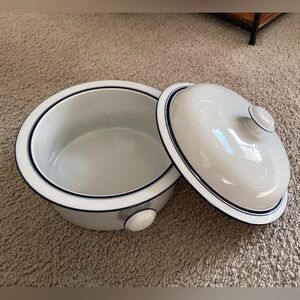 Vintage Dansk Bistro Christianshavn Blue Lg Casserole/Dutch Oven w/ Lid